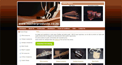 Desktop Screenshot of leatherproducts.co.za